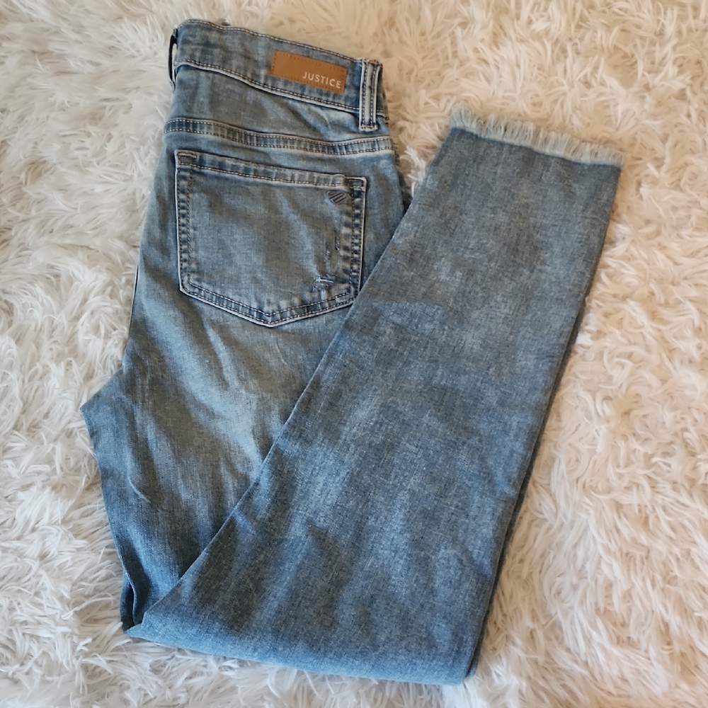 Justice Denim Brand New  Blue Jeans Jegging
